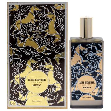 Irish Leather by Memo Paris for Unisex - 2.53 oz EDP Spray