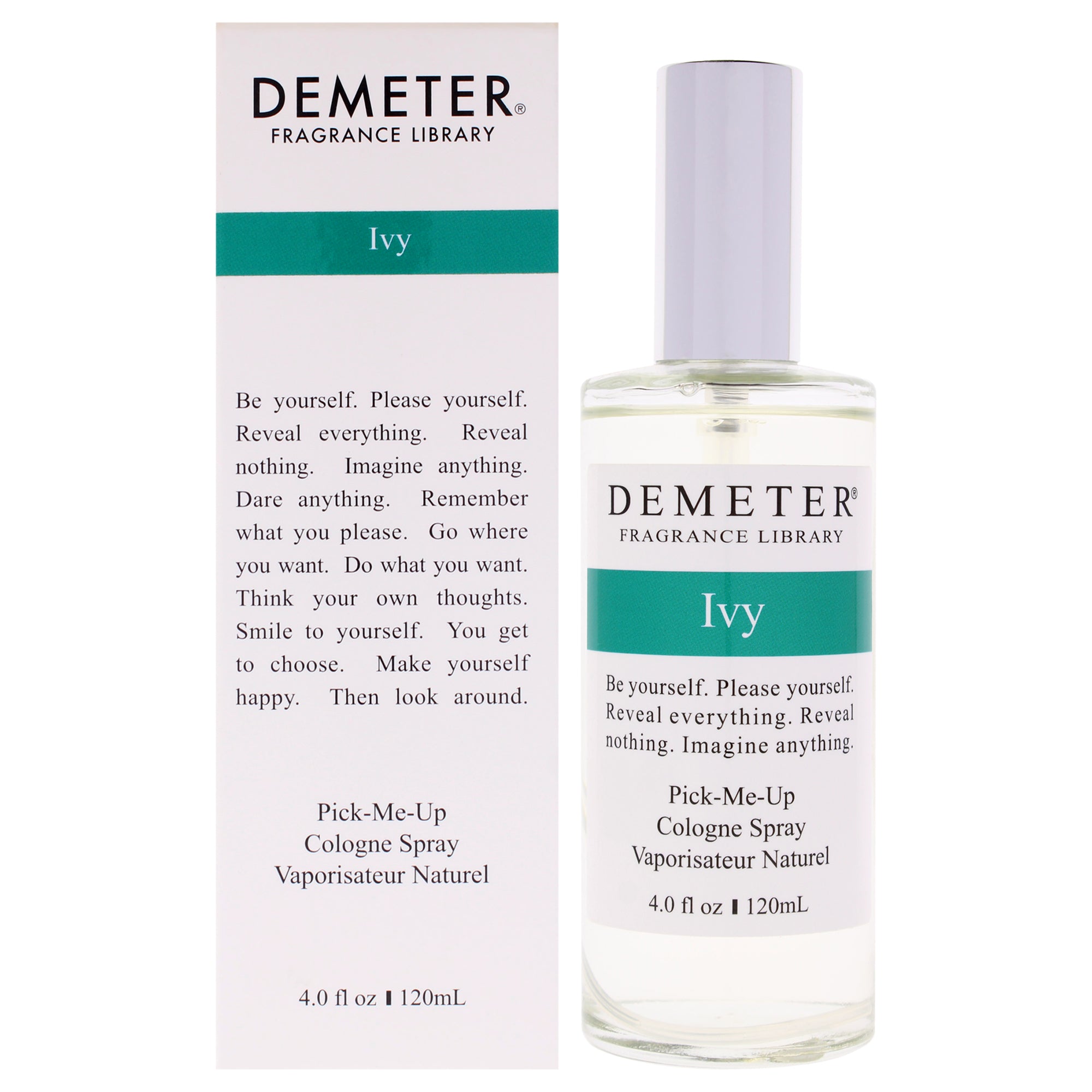 Ivy by Demeter for Unisex - 4 oz Cologne Spray