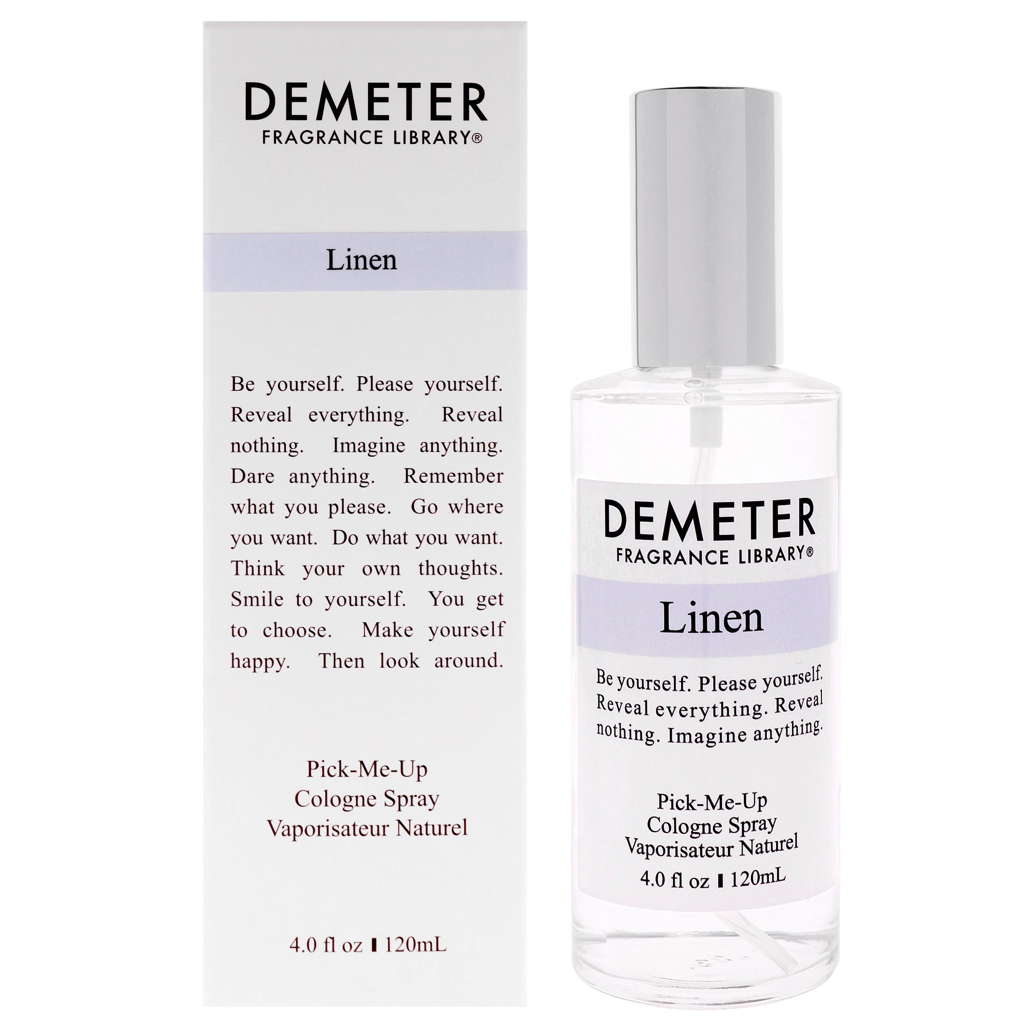 Linen by Demeter for Unisex - 4 oz Cologne Spray