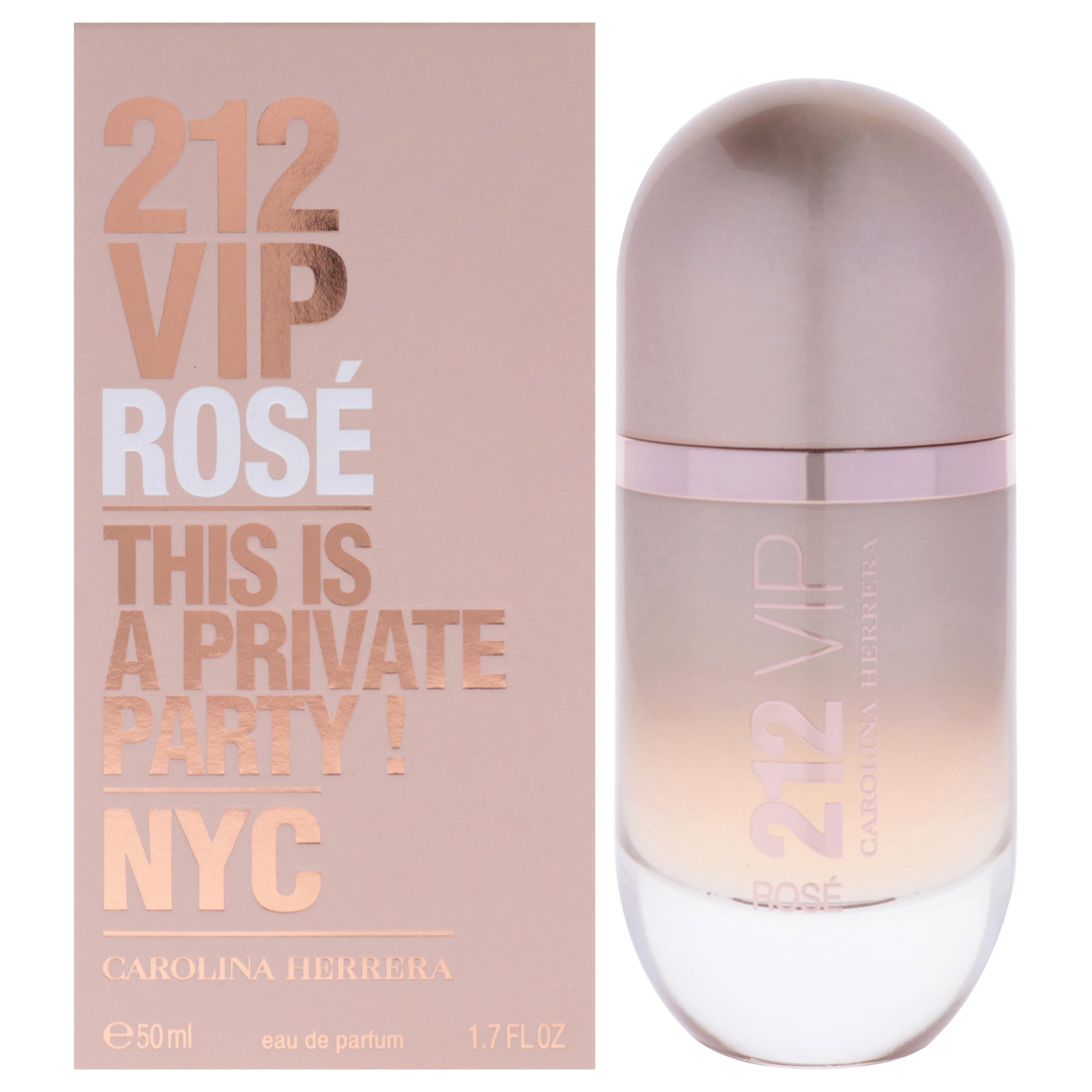 212 VIP Rose by Carolina Herrera for Women - 1.7 oz EDP Spray