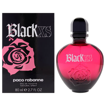 Black XS by Paco Rabanne for Women - 2.7 oz EDT Spray