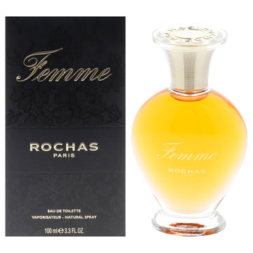 Femme Rochas by Rochas for Women - 3.3 oz EDT Spray