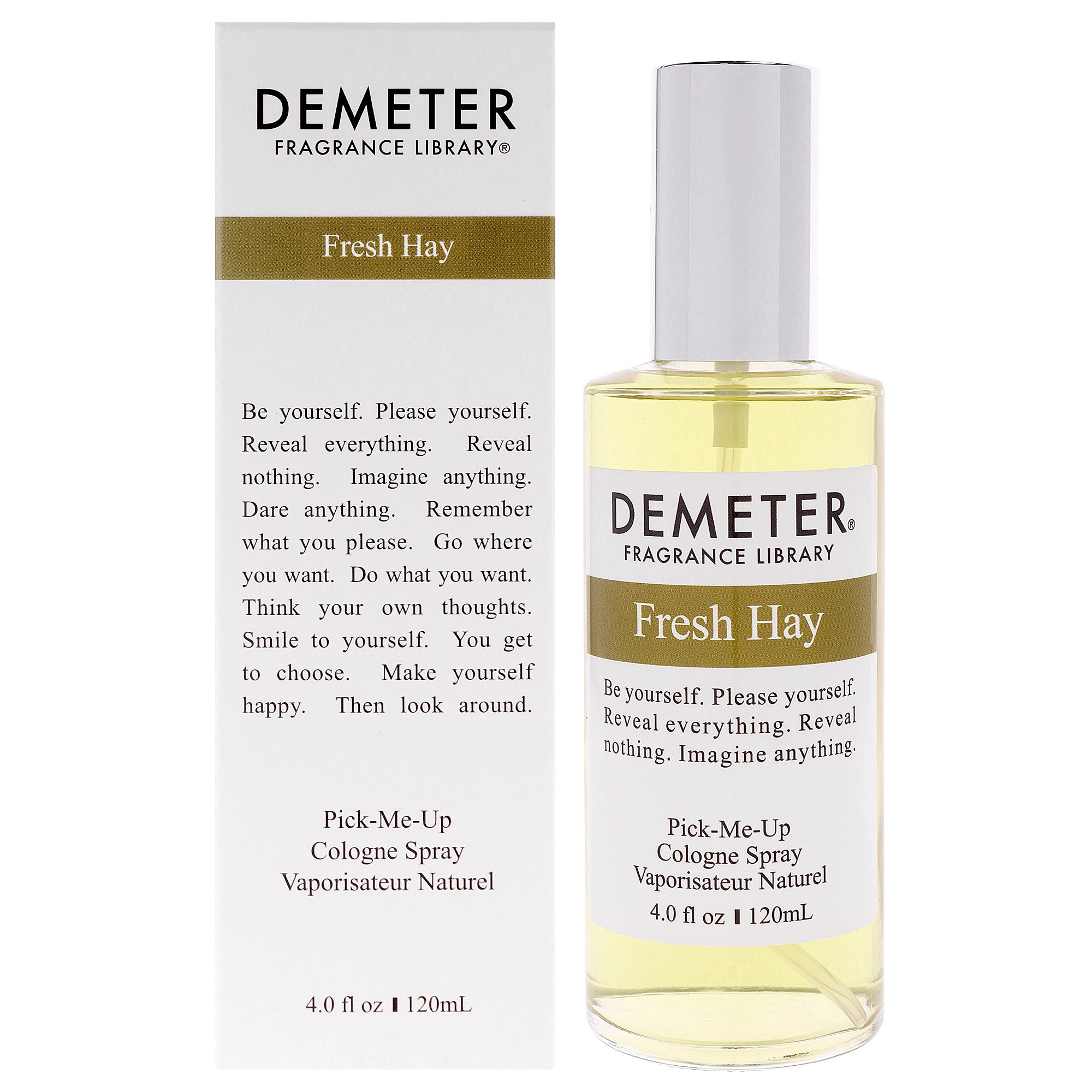 Fresh Hay by Demeter for Unisex - 4 oz Cologne Spray