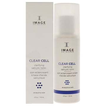 Clear Cell Salicylic Clarifying Tonic by Image for Unisex - 4 oz Tonic