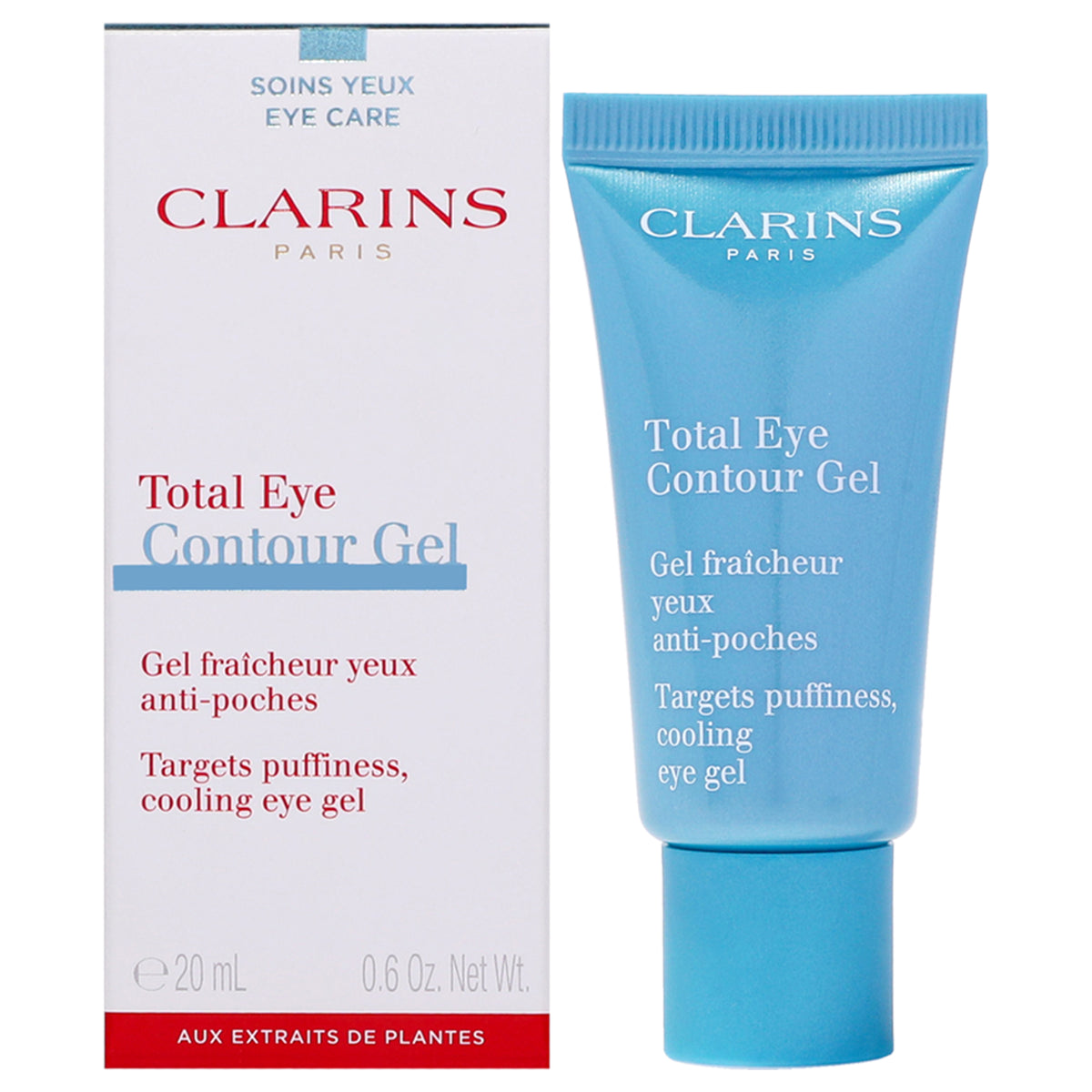 Total Eye Contour Gel by Clarins for Unisex - 0.6 oz Gel