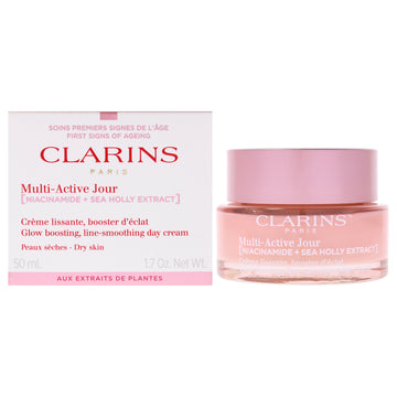 Multi-Active Day Cream - Dry Skin by Clarins for Unisex - 1.6 oz Cream