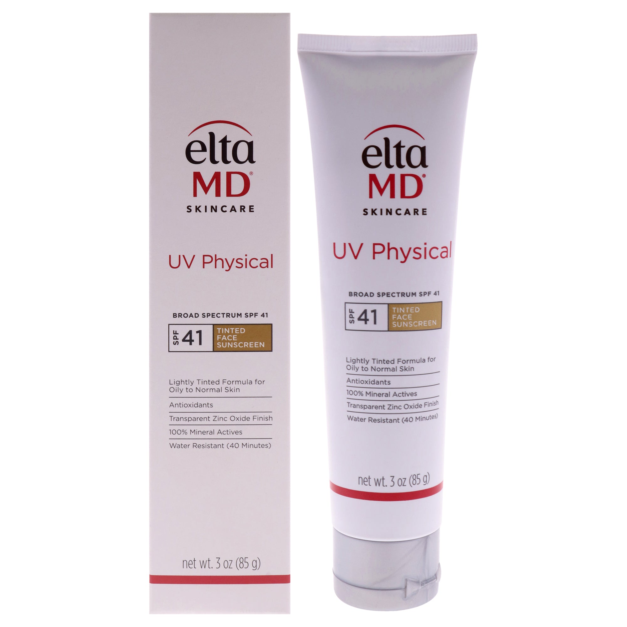 UV Physical Sunscreen SPF 41 by EltaMD for Unisex - 3 oz Sunscreen