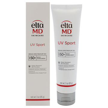 UV Sport Broad-Spectrum SPF 50 by EltaMD for Unisex - 3 oz Sunscreen