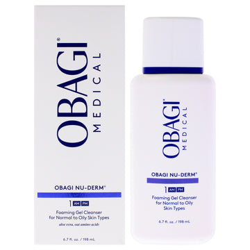 Obagi Nu-Derm 1 AM-PM Foaming Gel by Obagi for Women - 6.7 oz Foam