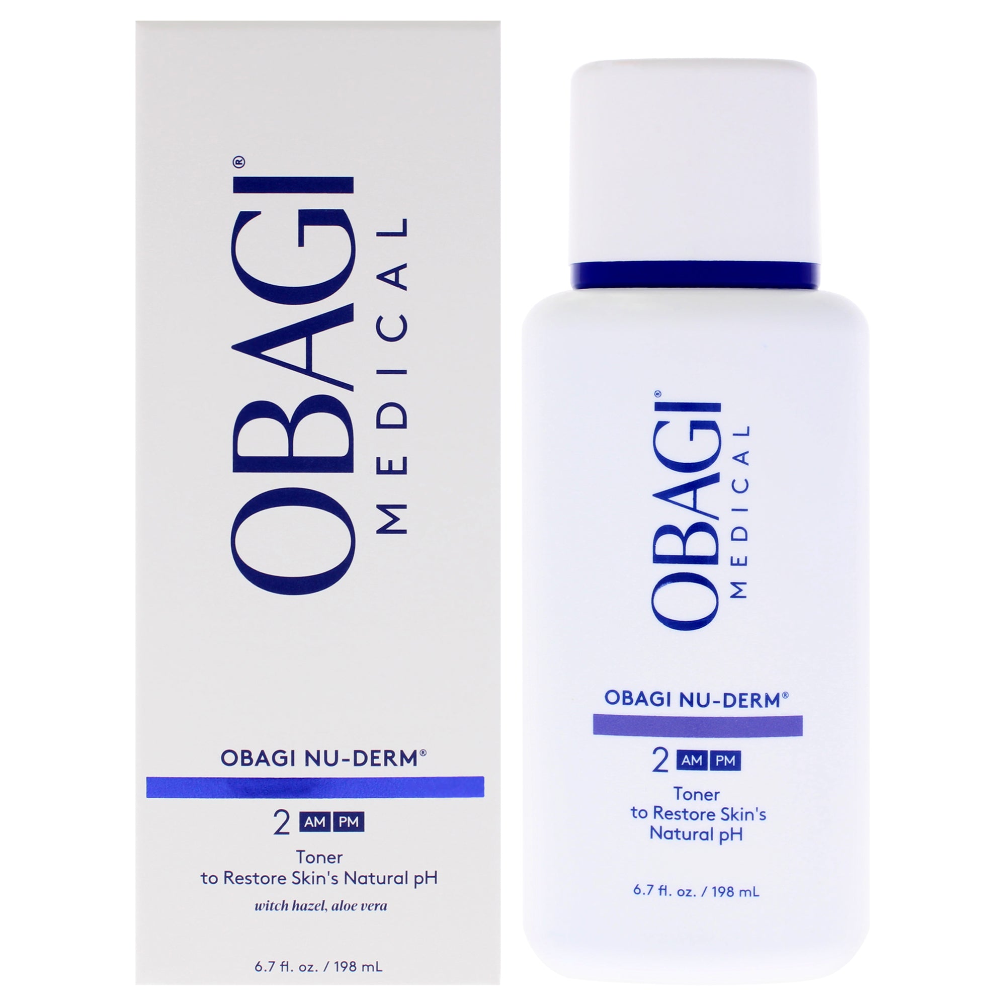 Obagi Nu-Derm 2 AM-PM Skin Toner by Obagi for Women - 6.7 oz Toner