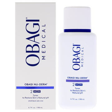 Obagi Nu-Derm 2 AM-PM Skin Toner by Obagi for Women - 6.7 oz Toner