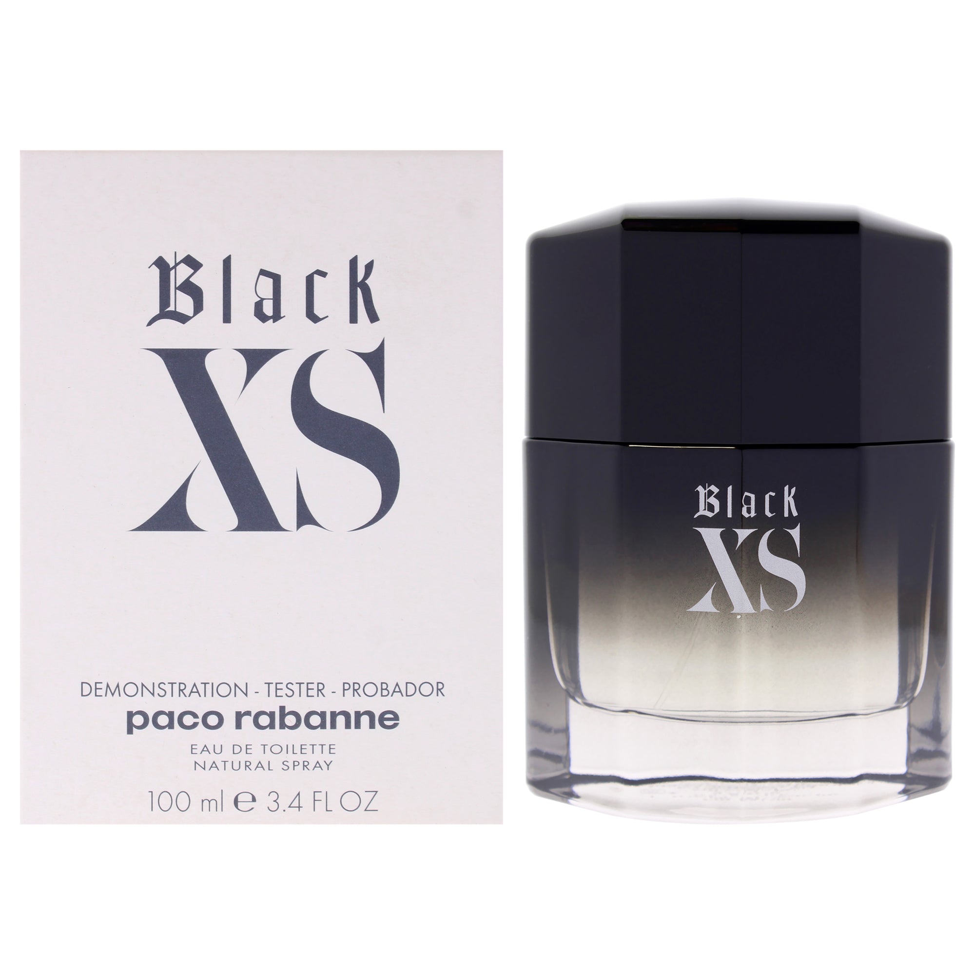 Black XS by Paco Rabanne for Men - 3.4 oz EDT Spray