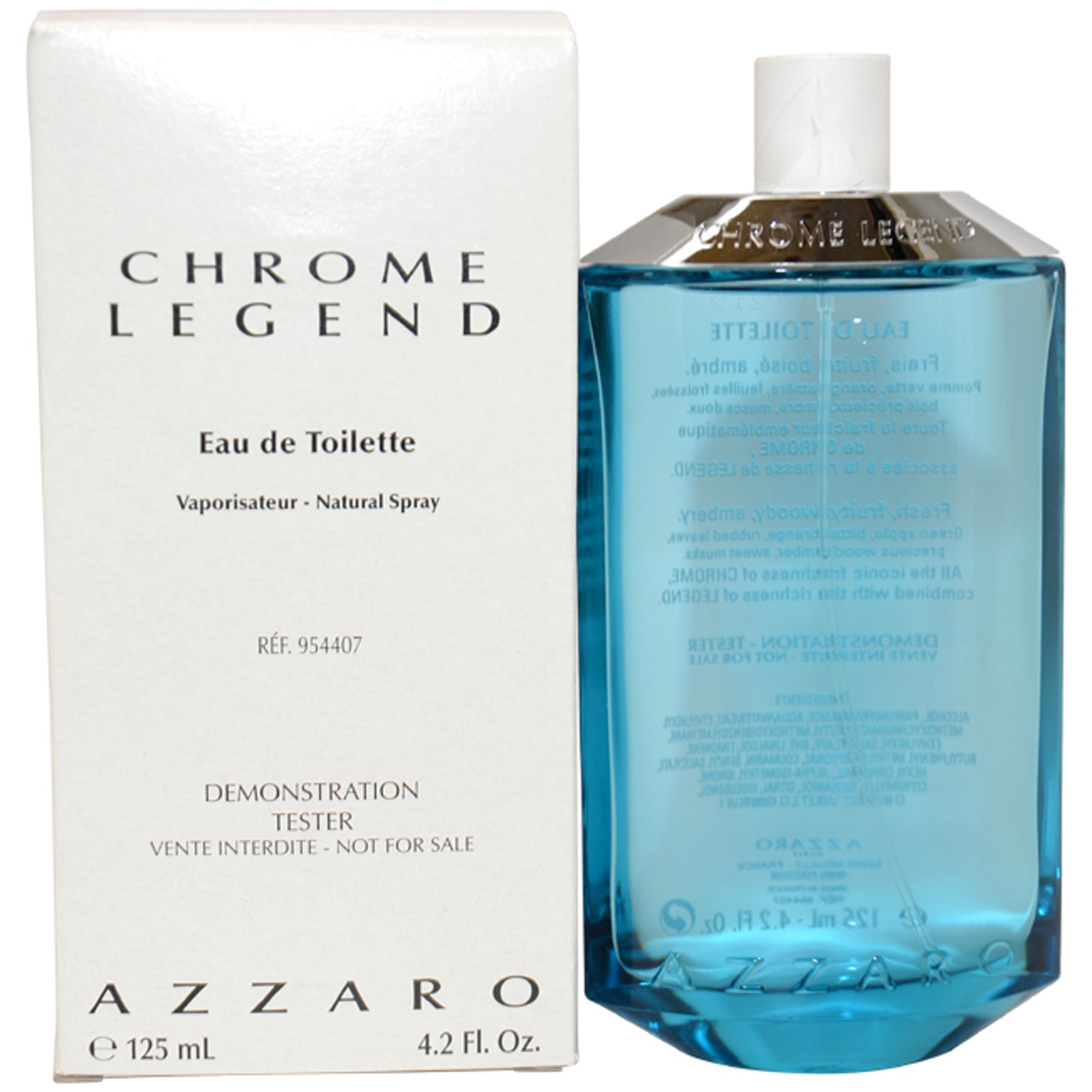 Chrome Legend by Azzaro for Men - 4.2 oz EDT Spray