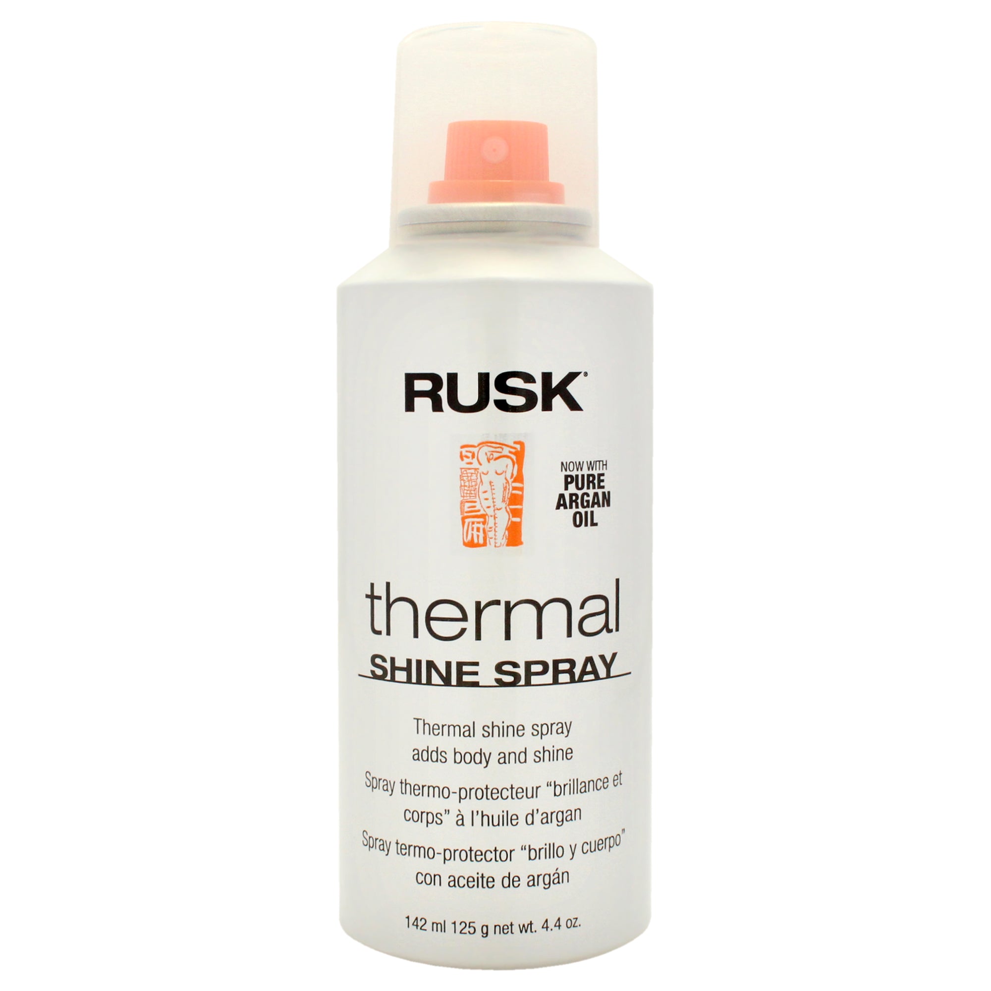Thermal Shine Spray by Rusk for Unisex - 4.4 oz Hair Spray