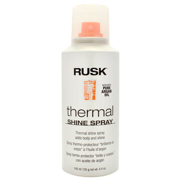 Thermal Shine Spray by Rusk for Unisex - 4.4 oz Hair Spray