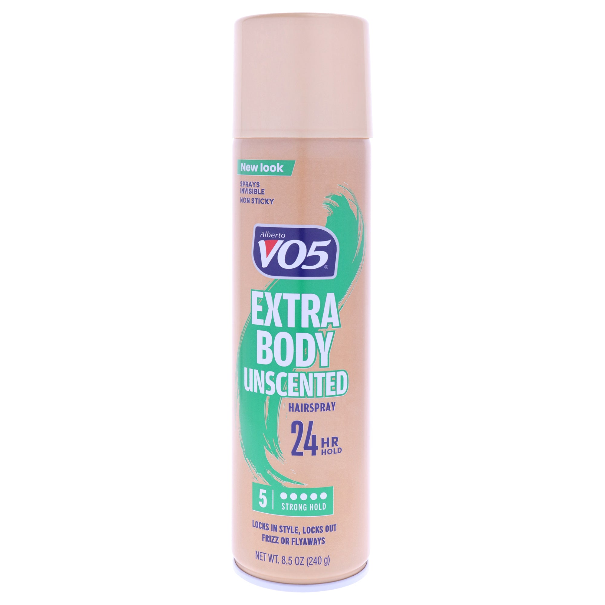 Crystal Clear Extra Body - Unscented Hair Spray by Alberto VO5 for Unisex - 8.5 oz Hair Spray