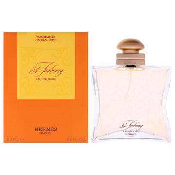 24 Faubourg Eau Delicate by Hermes for Women - 3.3 oz EDT Spray