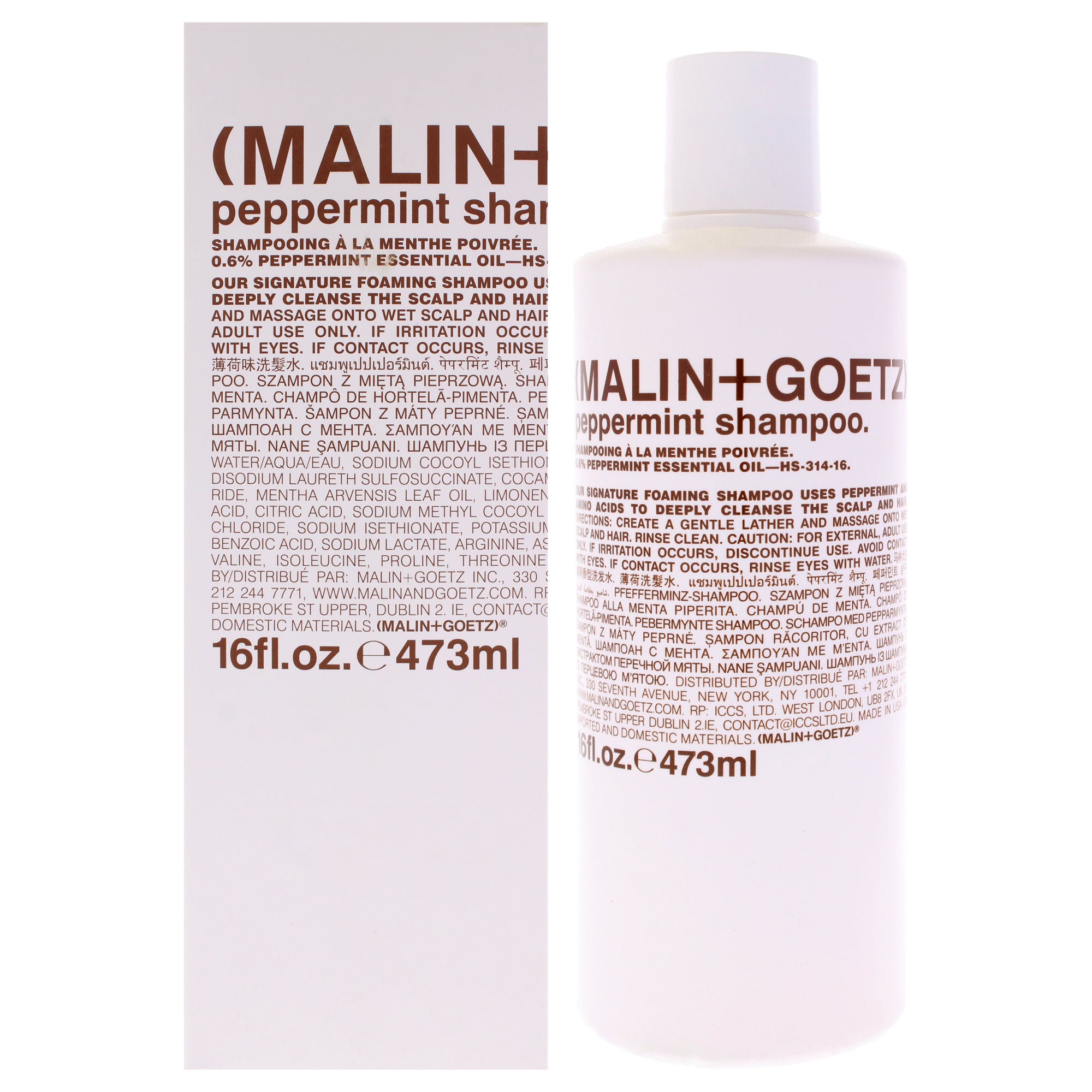 Pepermint Shampoo by Malin + Goetz for Unisex - 16 oz Shampoo