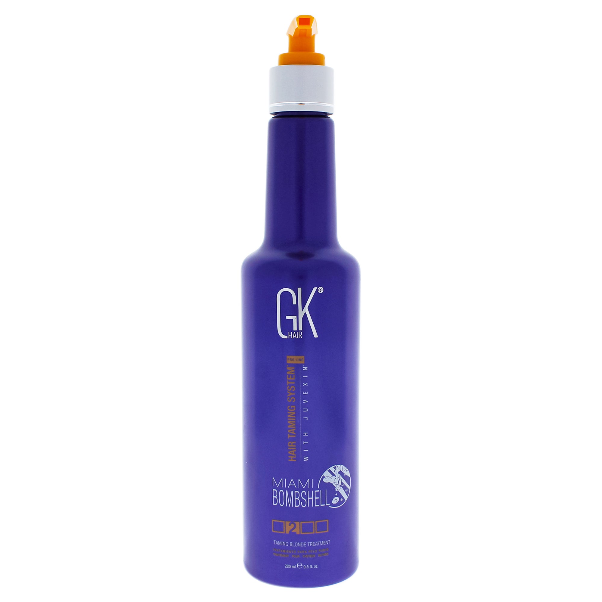 Miami Bombshell Taming Blonde Treatment by Global Keratin for Unisex - 9.5 oz Treatment
