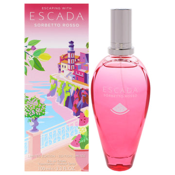 Sorbetto Rosso - Limited Edition by Escada for Women - 3.3 oz EDT Spray