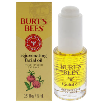 Rejuvenating Facial Oil by Burts Bees for Women - 0.51 oz Oil