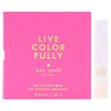 Live Colorfully by Kate Spade for Women - 1 ml EDP Spray Vial
