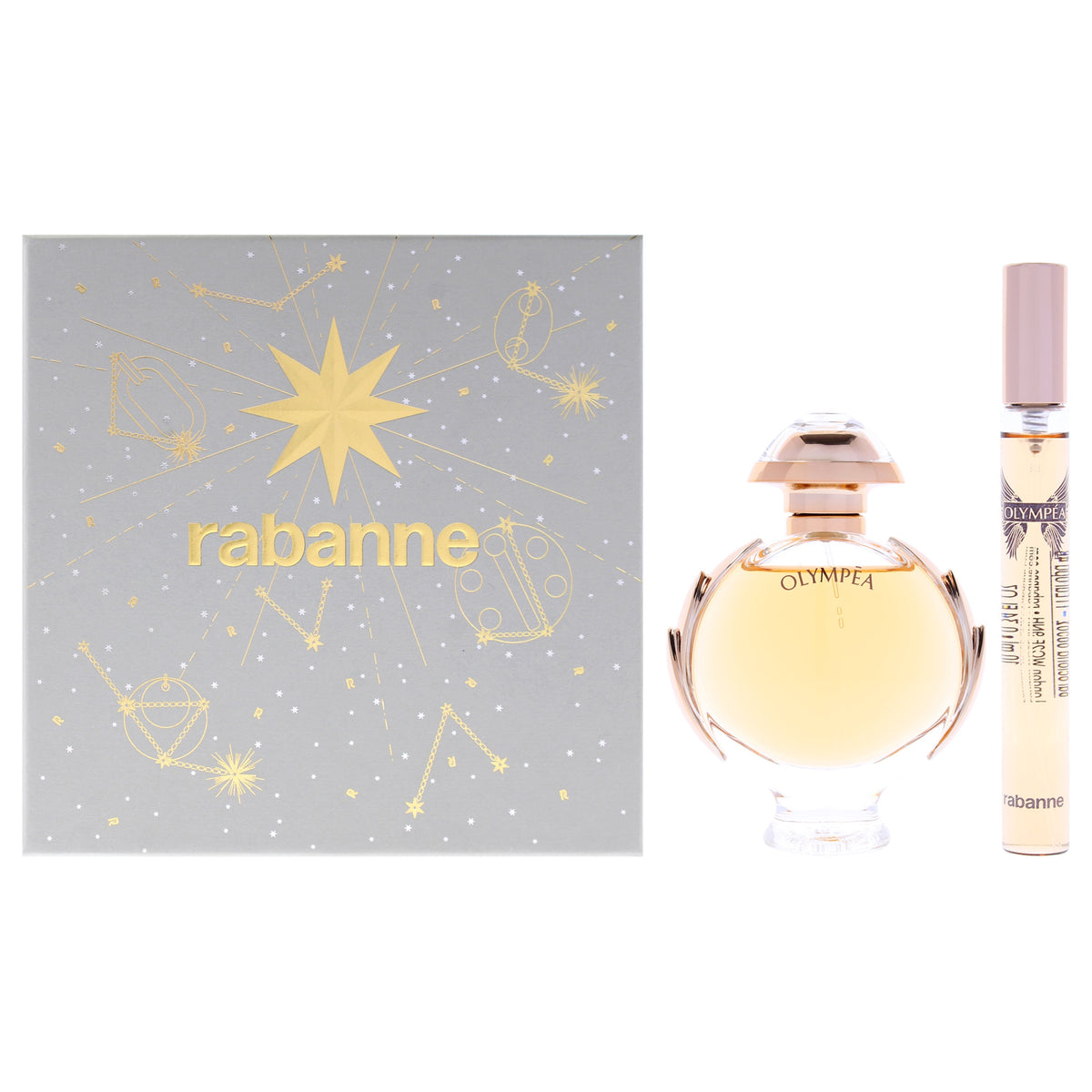 Olympea by Paco Rabanne for Women - 2 Pc Gift Set 1.7oz EDP Spray, 0.34oz EDP Spray (Mini)