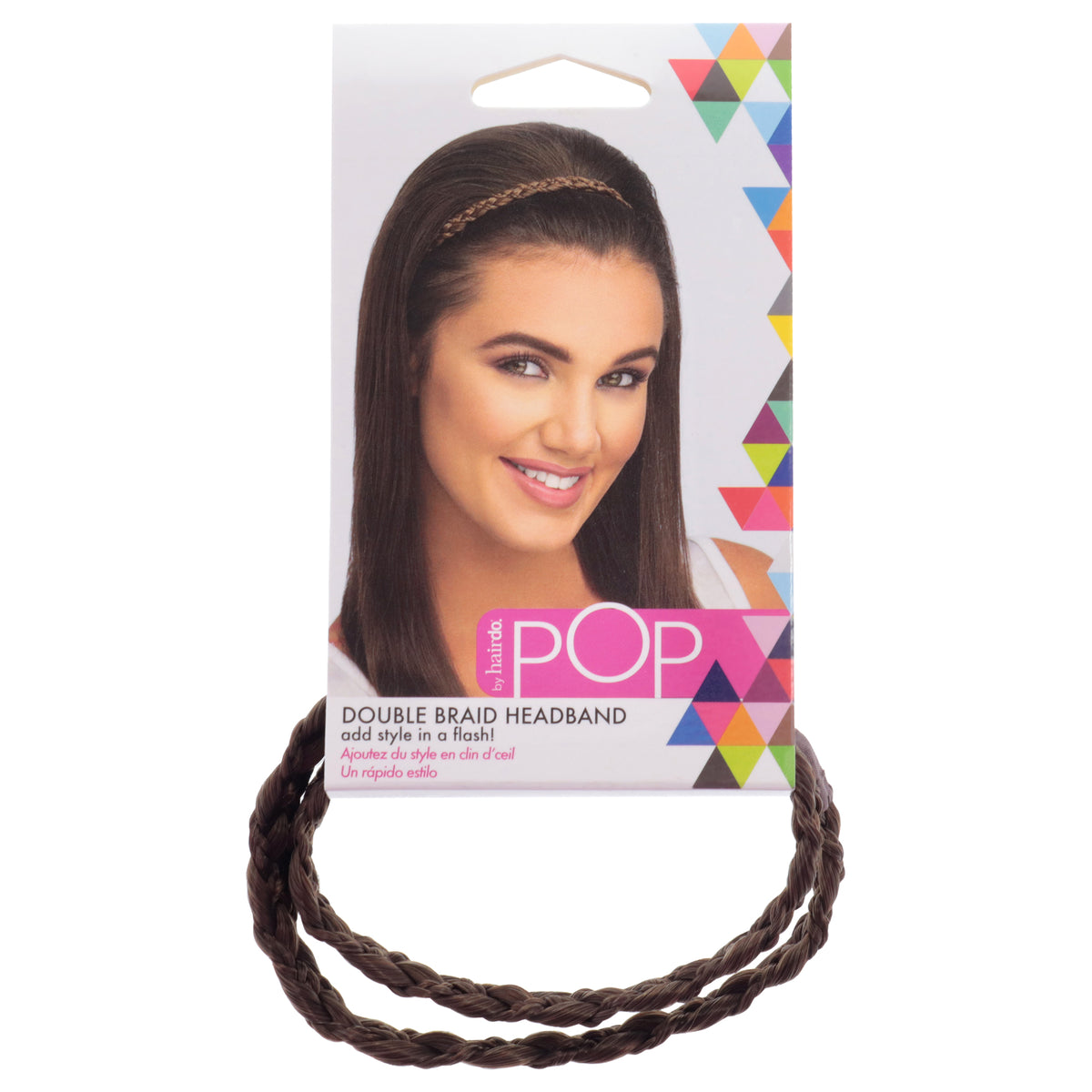 Pop Double Braid Headband - R10 Chestnut by Hairdo for Women - 1 Pc Hair Band