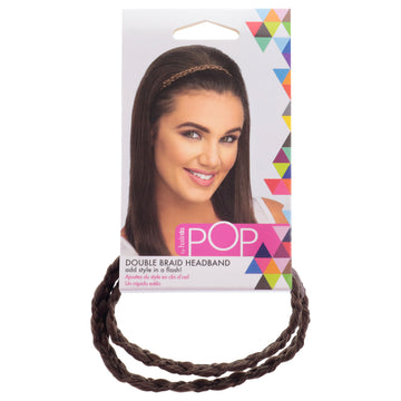 Pop Double Braid Headband - R10 Chestnut by Hairdo for Women - 1 Pc Hair Band