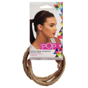 Pop Fishtail Braid Headband - R25 Ginger Blonde by Hairdo for Women - 1 Pc Hair Band