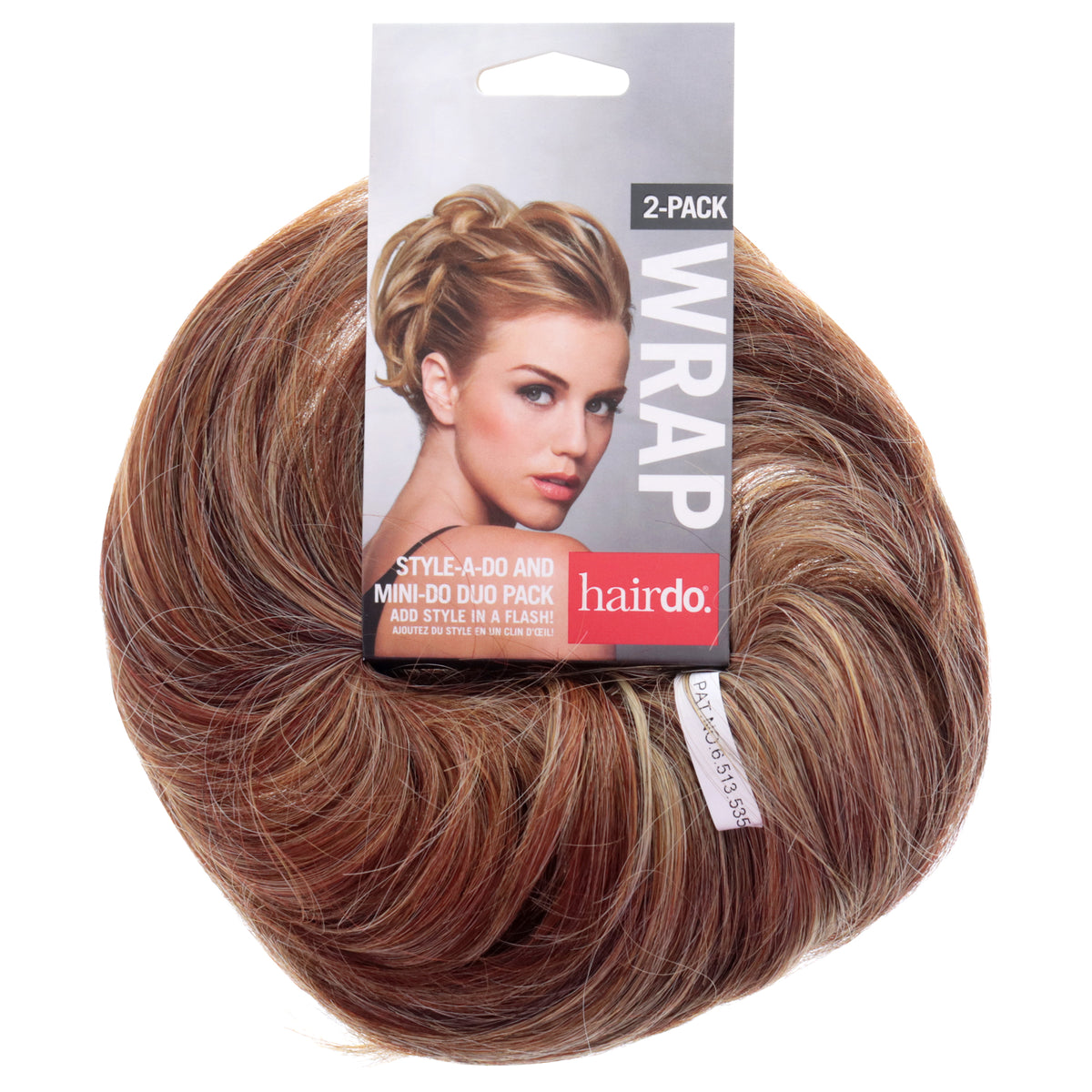 Style-a-do And Mini-do Duo Pack - R29S Glazed Strawberry Red Blonde by Hairdo for Women - 2 Pc Hair Wrap