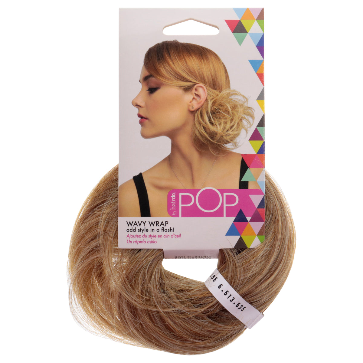 Pop Wavy Wrap - R25 Ginger Blonde by Hairdo for Women - 1 Pc Hair Wrap