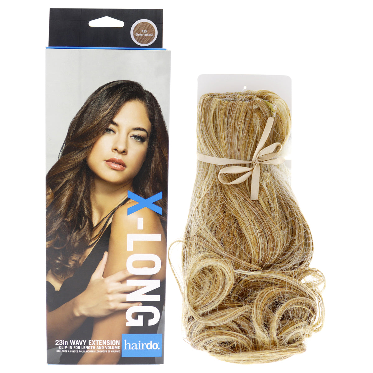 Wavy Extension - R25 Ginger Blonde by Hairdo for Women - 23 Inch Hair Extension