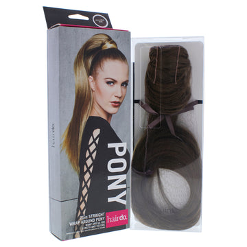 Straight Wrap Around Pony - R830 Ginger Brown by Hairdo for Women - 25 Inch Hair Extension