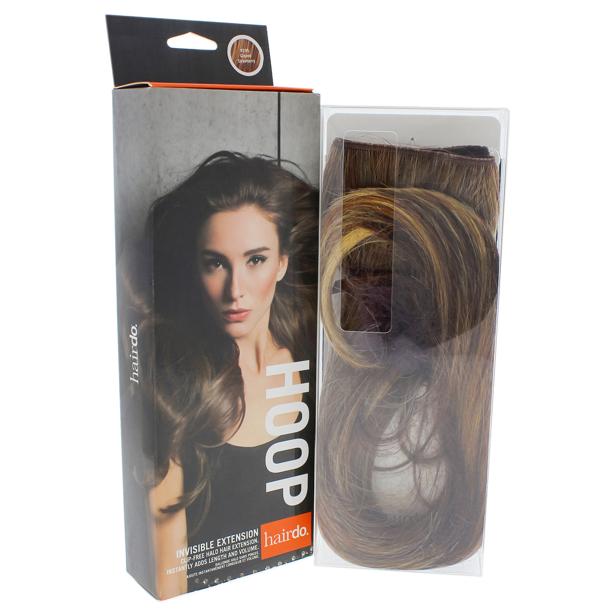 Invisible Extension - R29S Glazed Strawberry by Hairdo for Women - 1 Pc Hair Extension