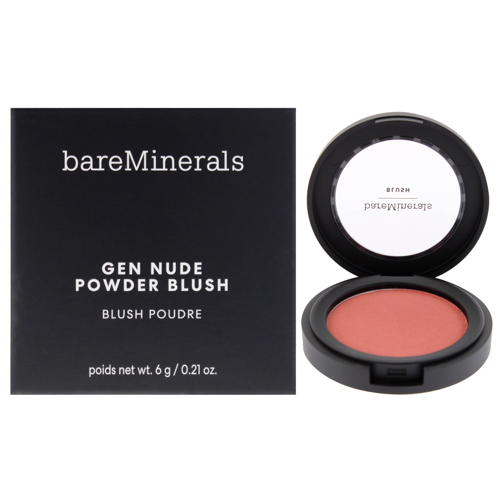 Gen Nude Powder Blush - Peachy Keen by bareMinerals for Women - 0.21 oz Blush
