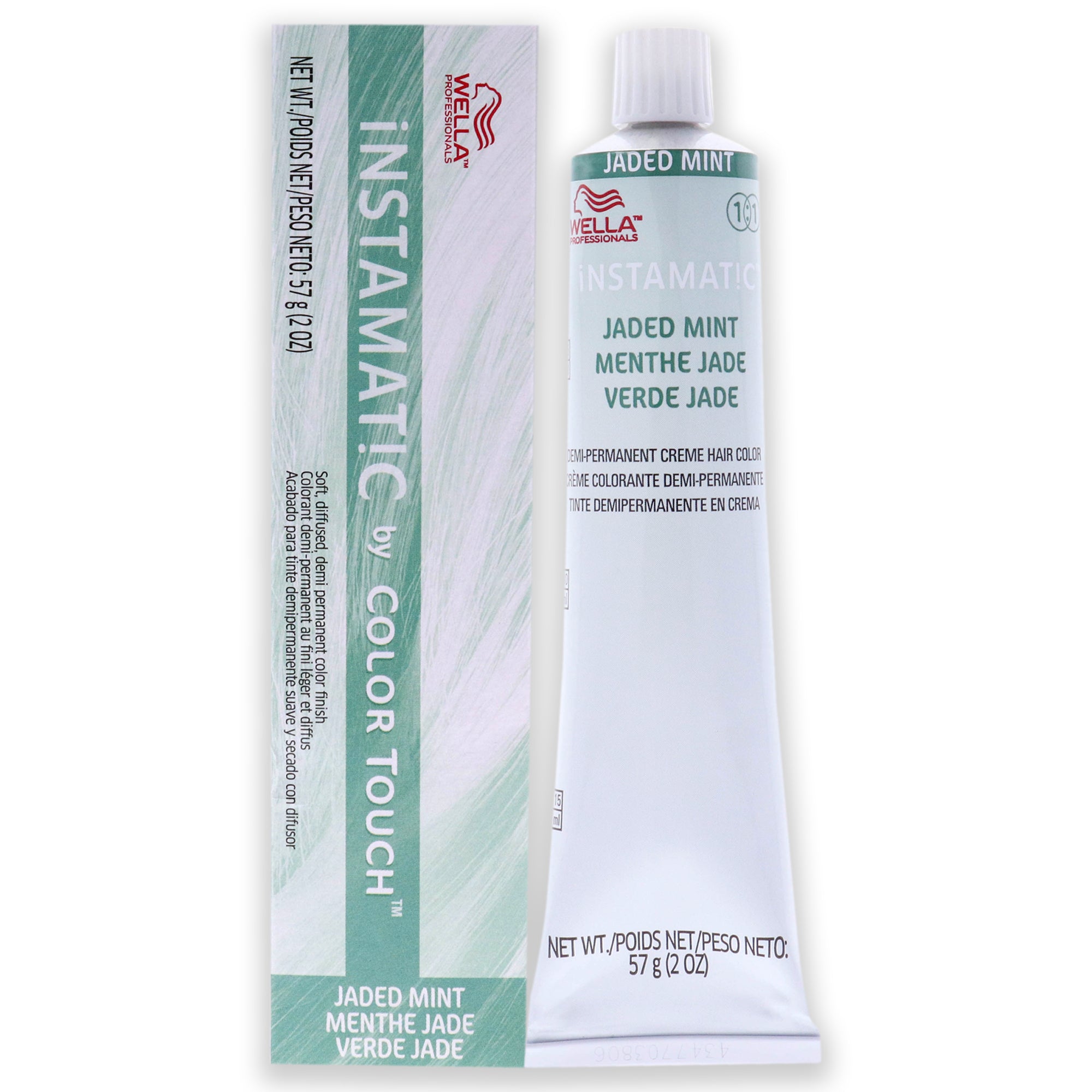 Instamatic By Color Touch Demi-Permanent Hair Color - Jaded Mint by Wella for Unisex - 2 oz Hair Color