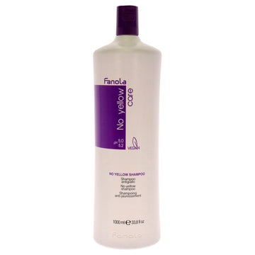 No Yellow Shampoo by Fanola for Unisex - 33.8 oz Shampoo