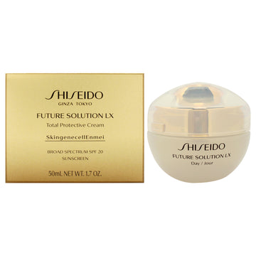 Future Solution LX Total Protective Cream SPF 20 by Shiseido for Unisex - 1.8 oz Cream
