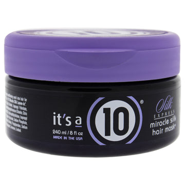 Silk Express Miracle Silk Hair Mask by Its A 10 for Unisex - 8 oz Mask