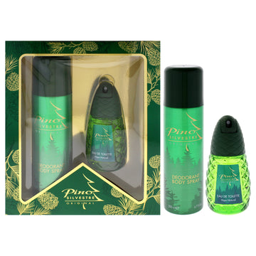 Pino Silvestre by Pino Silvestre for Men - 2 Pc Gift Set 2.5oz EDT Spray, 6.7oz Deodorant Body Spray