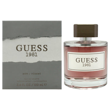Guess 1981 by Guess for Men - 3.4 oz EDT Spray