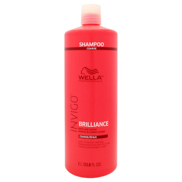 Invigo Brilliance Shampoo For Coarse Hair by Wella for Unisex - 33.8 oz Shampoo