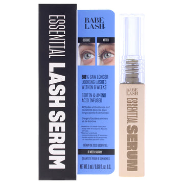 Essential Lash Serum by Babe Original for Women - 0.03 oz Serum