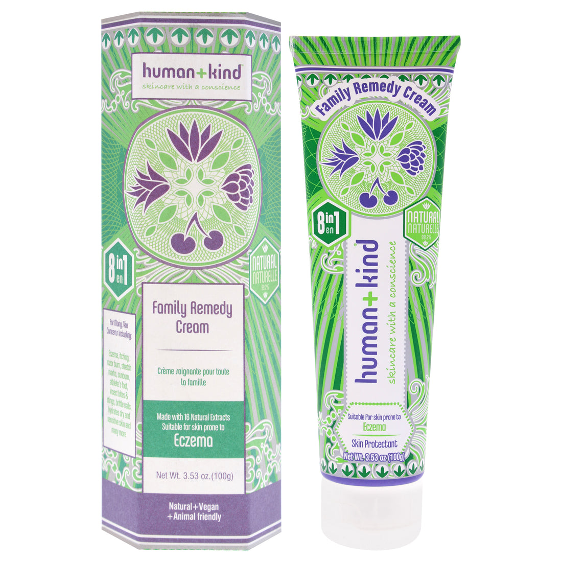 Family Remedy Cream by Human+Kind for Unisex - 3.53 oz Cream