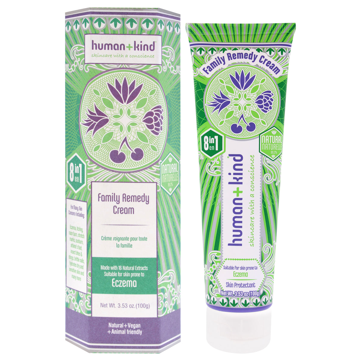 Family Remedy Cream by Human+Kind for Unisex - 3.53 oz Cream