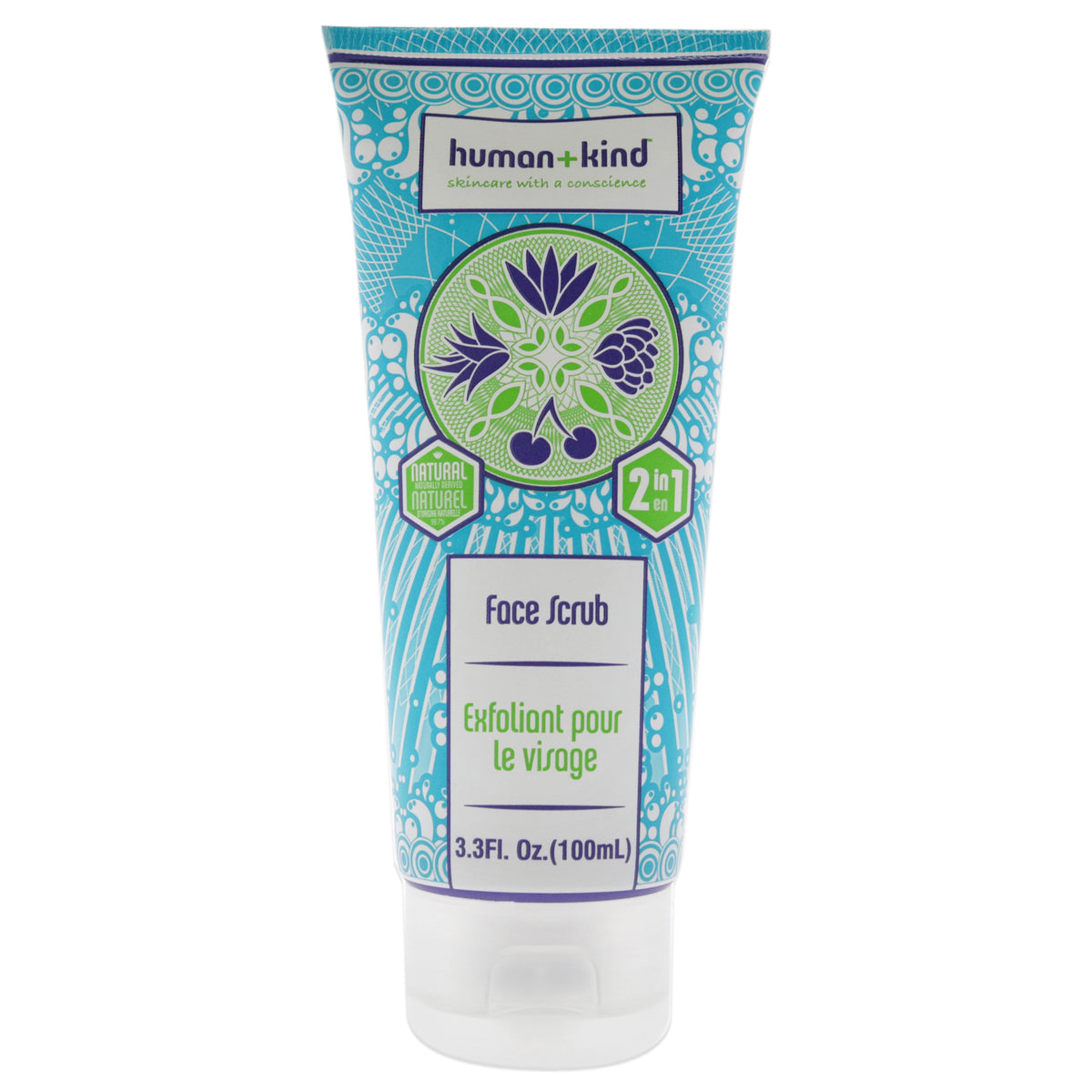 Face Scrub by Human+Kind for Unisex - 3.3 oz Scrub