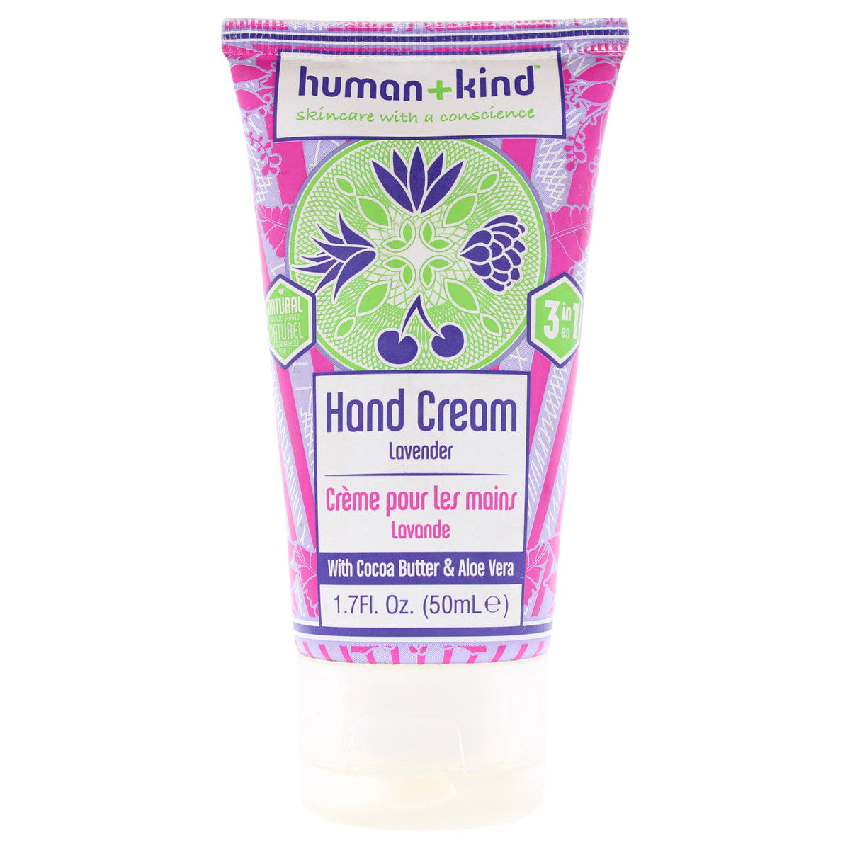 Hand Cream - Lavender by Human+Kind for Unisex - 1.7 oz Cream