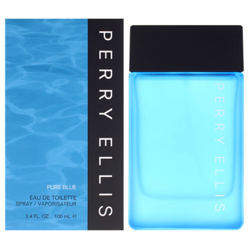 Perry Ellis Pure Blue by Perry Ellis for Men - 3.4 oz EDT Spray