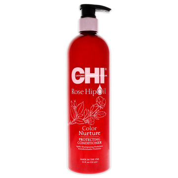 Rose Hip Oil Color Nurture Protecting Conditioner by CHI for Unisex - 25 oz Conditioner